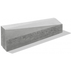 OBRUBNIK CESTNY 100x20x26/15 cm - PRECH LAVY