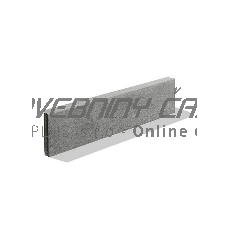 Obrubník parkový 100x25x5 cm sivý | Premac | stavebniny-shop.sk